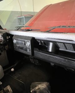 1985 Land Rover Defender Ostrich Skin Dash