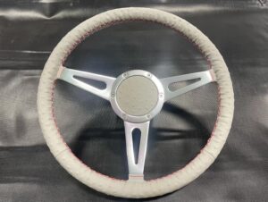 Land Rover Defender Leather Steering Wheel - Ostrich Skin